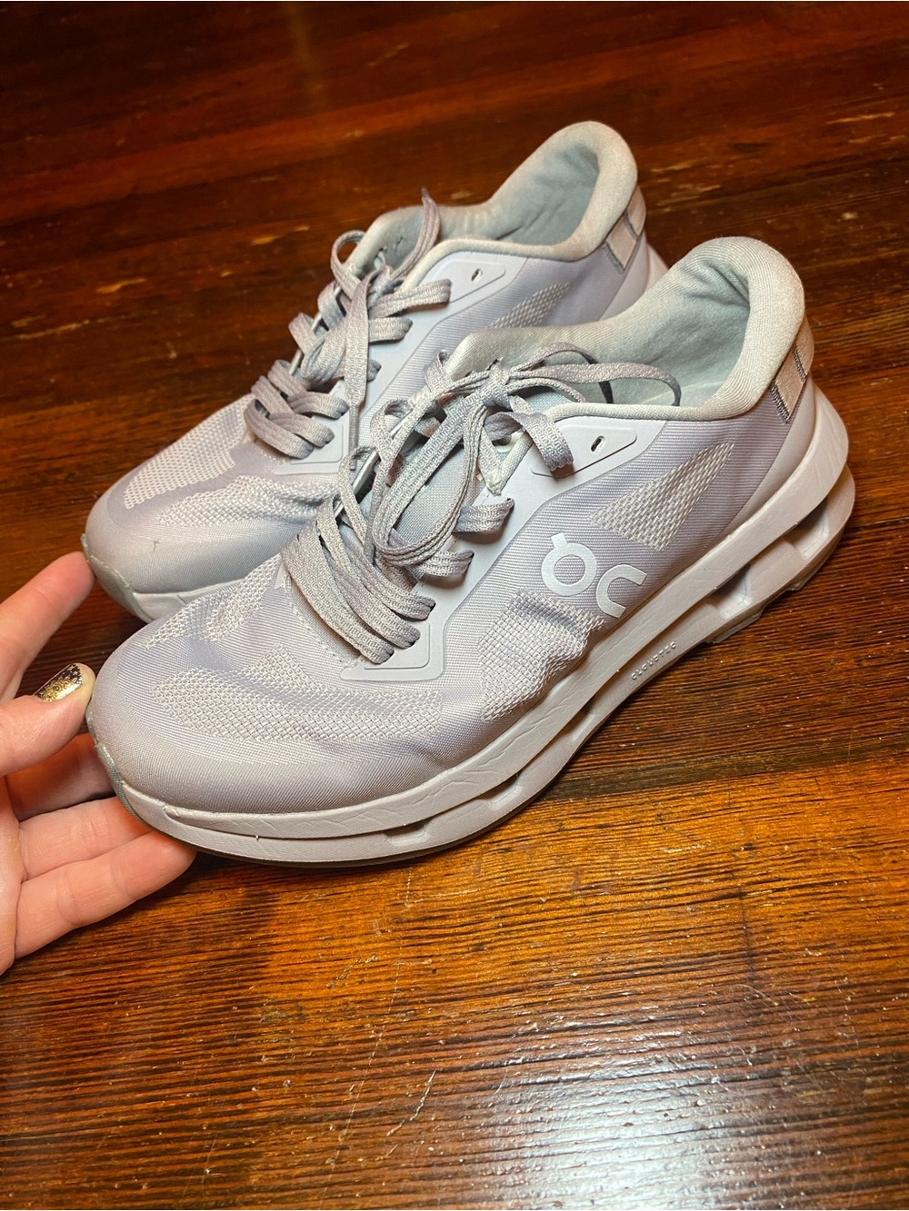 On Running Cloudzone Women's Light Gray Running Shoes